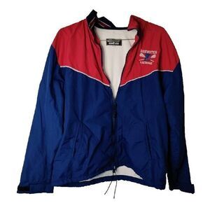 Atlantic‎ Sportswear Men L Brewster Lacrosse Sovernal 23 VTG Mesh Lined Zip Y2K